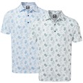 FootJoy Mens Vintage Floral Lisle Polo Shirt